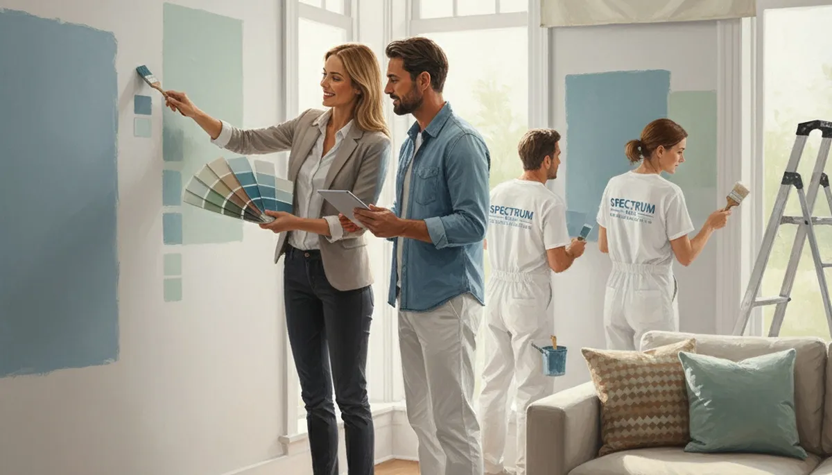 Kansas City, KS color consultation for home painting with expert paint swatch guidance