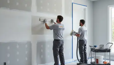 Kansas City, KS drywall repair by Kansas City Paint Pros with smooth, paint-ready results