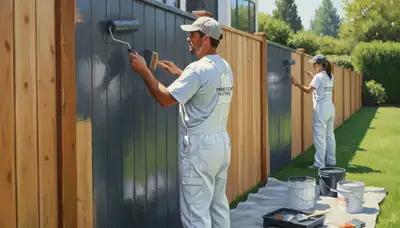 Fence painting service in Kansas City, KS for durable, weather-resistant exterior protection