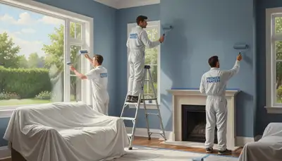 Kansas City, KS interior house painting for a bright, freshly painted home by Kansas City Paint Pros