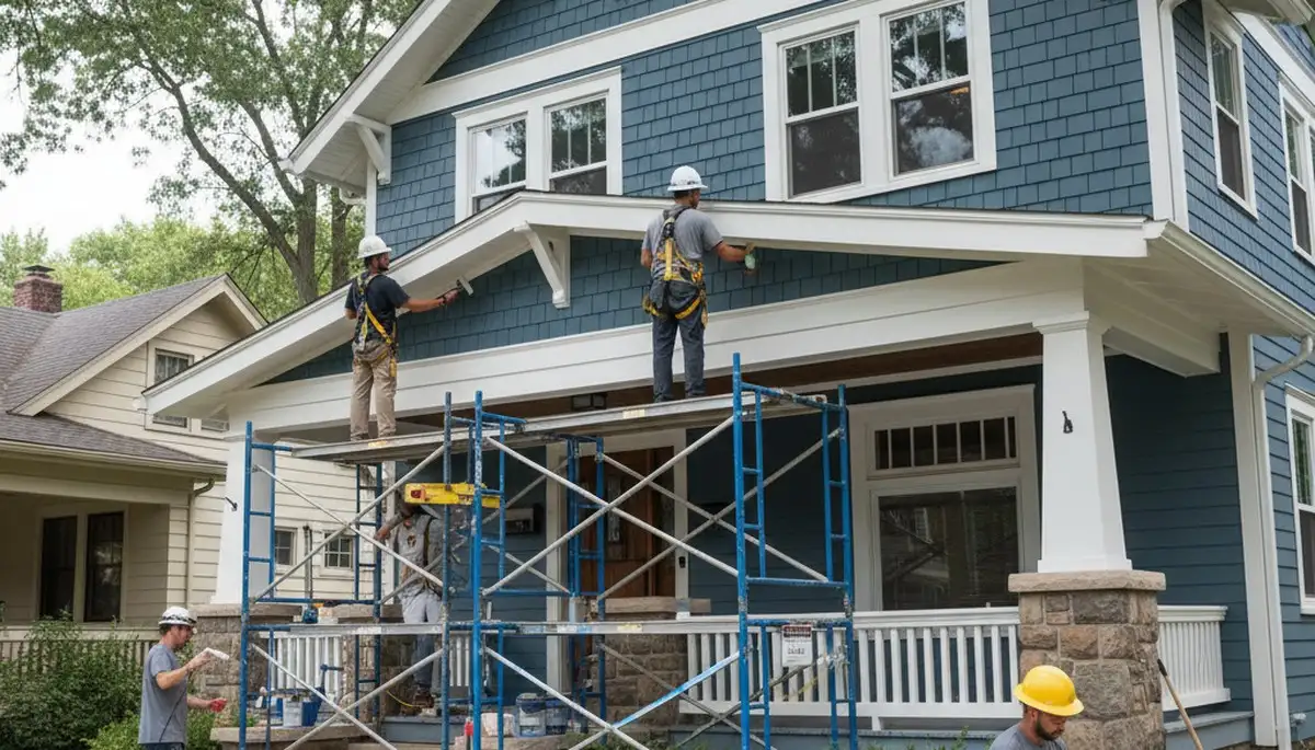 Professional painting crew serving Kansas City, KS for interior and exterior house painting services