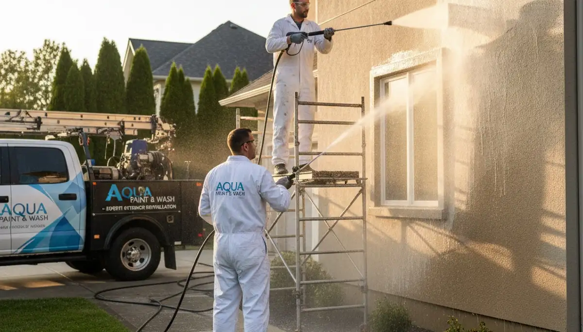 Pressure cleaning service in Kansas City, KS for driveways, siding, and decks