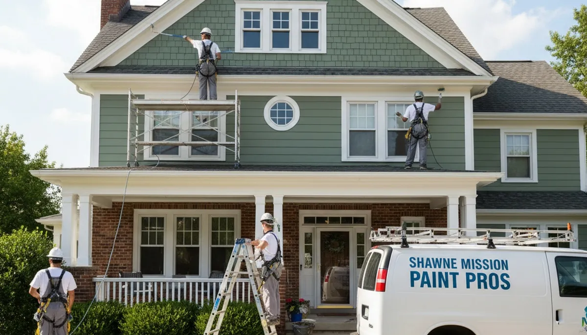 Kansas City, KS painting crew providing professional interior and exterior house painting services
